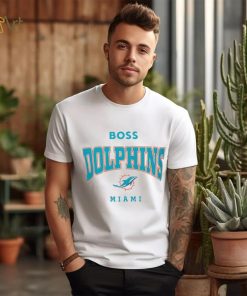 Miami Dolphins BOSS X NFL Huddle T Shirt