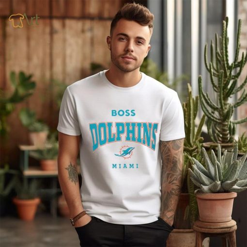 Miami Dolphins BOSS X NFL Huddle T Shirt