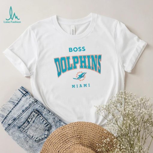 Miami Dolphins BOSS X NFL Huddle T Shirt