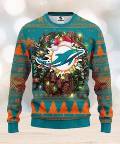 Miami Dolphins Christmas Ugly Sweater