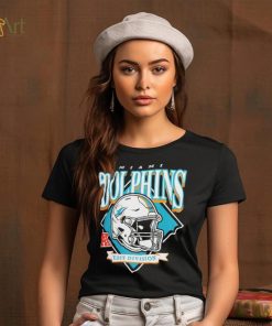 Miami Dolphins New Era Big & Tall Helmet T Shirt