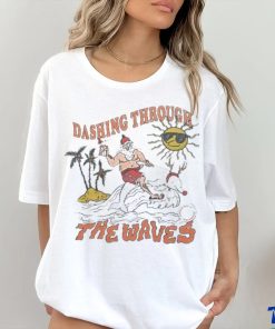 Miami Dolphins Santa Claus Dashing Through The Waves Christmas T Shirt, hoodie, sweater, long sleeve and tank top Miami Dolphins Santa Claus Dashing Through The Waves Christmas T Shirt