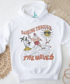 Miami Dolphins Santa Claus Dashing Through The Waves Christmas T Shirt, hoodie, sweater, long sleeve and tank top Miami Dolphins Santa Claus Dashing Through The Waves Christmas T Shirt