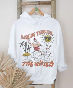 Miami Dolphins Santa Claus Dashing Through The Waves Christmas T Shirt, hoodie, sweater, long sleeve and tank top Miami Dolphins Santa Claus Dashing Through The Waves Christmas T Shirt