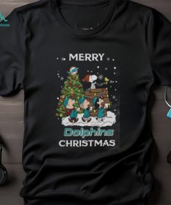 Miami Dolphins Snoopy Family Christmas Shirt