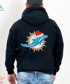 Miami Dolphins logo Santa Hat Christmas 2023 Shirt