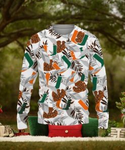 Miami Football Champions Sports Hawaiian Tropical Patterns Shirt Christmas Sweater