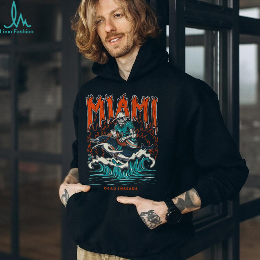 Miami Football Skeleton Dead Shirt Unisex T Shirt Miami Football Skeleton Dead Shirt Unisex T Shirt