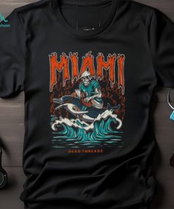Miami Football Skeleton Dead Shirt Unisex T Shirt, hoodie, sweater, long sleeve and tank top Miami Football Skeleton Dead Shirt Unisex T Shirt