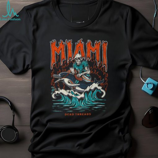 Miami Football Skeleton Dead Shirt Unisex T Shirt