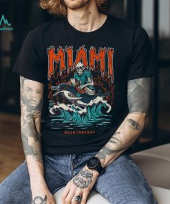 Miami Football Skeleton Dead Shirt Unisex T Shirt, hoodie, sweater, long sleeve and tank top Miami Football Skeleton Dead Shirt Unisex T Shirt