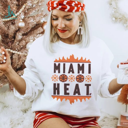 Miami Heat Holiday Crewneck Shirt