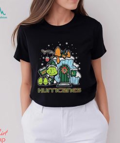 Miami Hurricanes Grinch Nuts Welcome Christmas T shirt