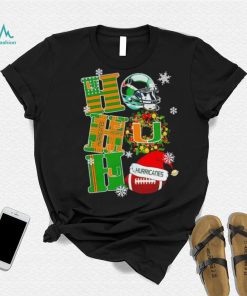 Miami Hurricanes NCAA ho ho ho Christmas shirt