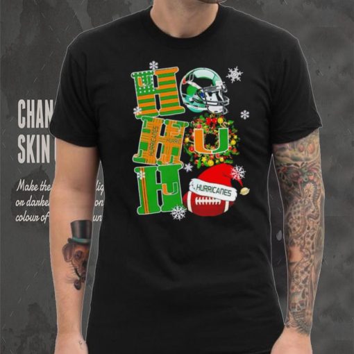 Miami Hurricanes NCAA ho ho ho Christmas shirt