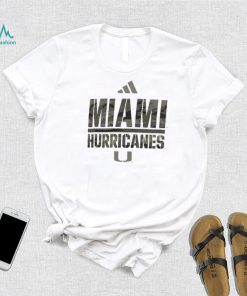 Miami Hurricanes adidas AEROREADY Military Appreciation Pregame T Shirt