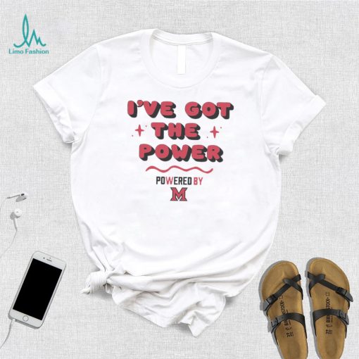 Miami University RedHawks Gameday Couture Girls Youth PoweredBy Got the Power T Shirt