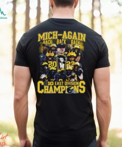 Mich Again Back To Back To Back Big East Division Champions T Shirt