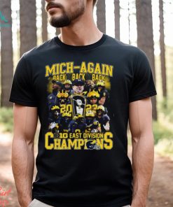 Mich Again Back To Back To Back Big East Division Champions T Shirt