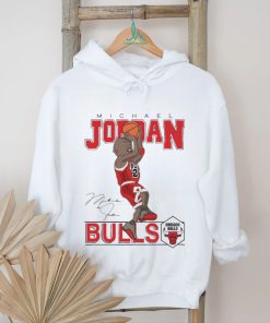 Michael Jordan Chicagon Bulls cartoon signature shirt