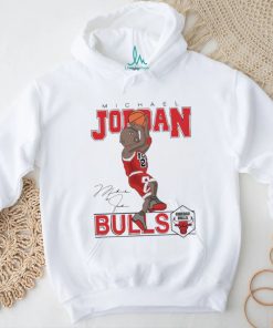Michael Jordan Chicagon Bulls cartoon signature shirt
