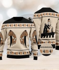 Michael Myers Halloween Knitted Christmas Sweater For Men And Women