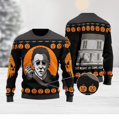 Michael Myers Halloween Ugly Sweater Christmas