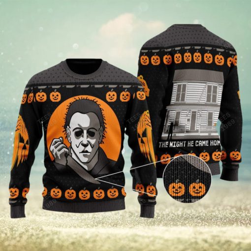 Michael Myers Halloween Ugly Sweater Christmas