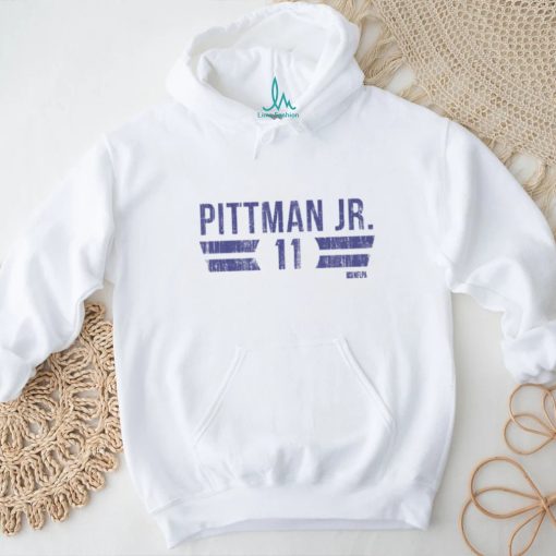 Michael Pittman Jr. Indianapolis Font shirt
