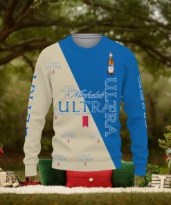 Michelob Ultra Beers Beers And Whiskey Pattern Logo Christmas Sweater