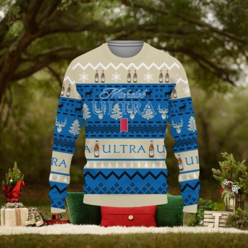 Michelob Ultra Beers Shirts Beer Vintage Logo Christmas Sweater