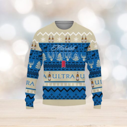 Michelob Ultra Beers Shirts Beer Vintage Logo Christmas Sweater