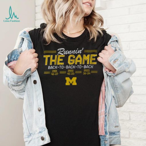 Michigan Back To Back To Back T Shirt