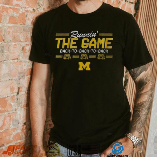 Michigan Back To Back To Back T Shirt