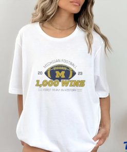 Michigan Football 1000 Wins First Team In History shirt