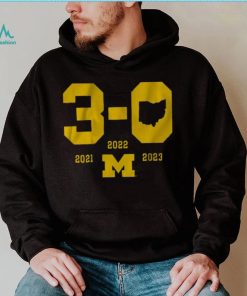 Michigan Football 3 0 in The Game Shirt
