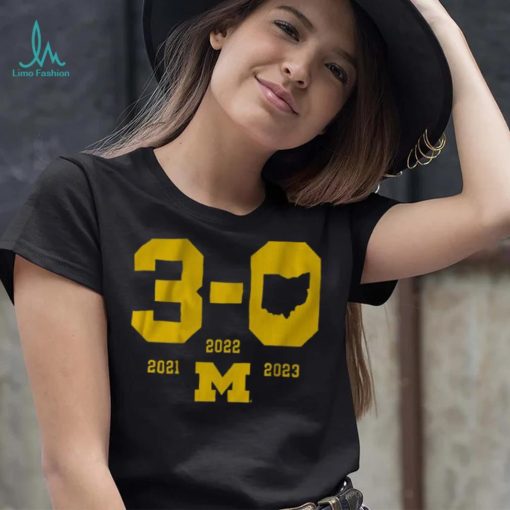 Michigan Football 3 0 in The Game Shirt