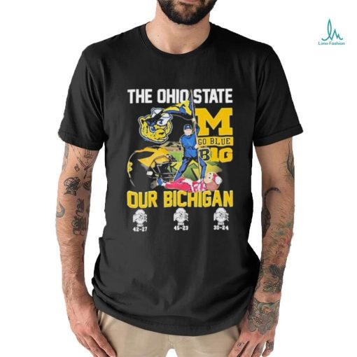 Michigan Football The Ohio State Go Blue B1G Our Bichigan Shirt