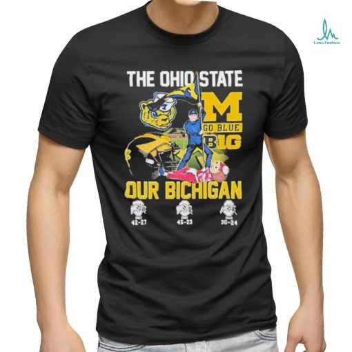 Michigan Football The Ohio State Go Blue B1G Our Bichigan Shirt