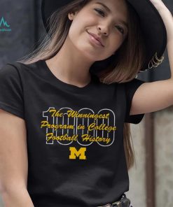 Michigan Football Winningest Program Shirt