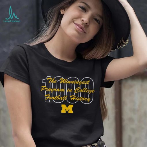 Michigan Football Winningest Program Shirt