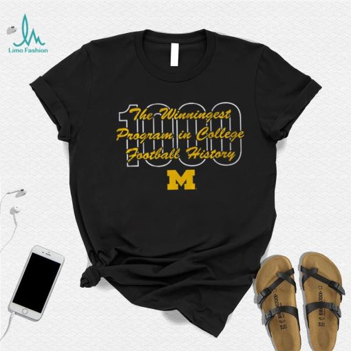 Michigan Football Winningest Program Shirt