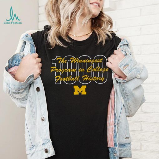 Michigan Football Winningest Program Shirt