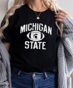 Michigan State Spartans Distressed Football Shirt