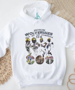 Michigan Wolverines 2023 Big Ten Champions 13 0 Shirt