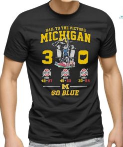 Michigan Wolverines B10 East 3 0 Ohio State T shirt