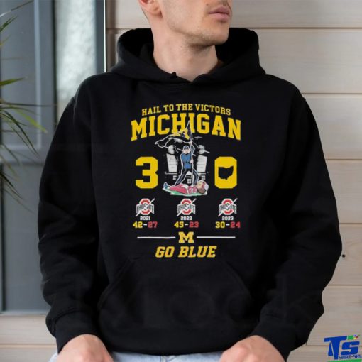 Michigan Wolverines B10 East 3 0 Ohio State T shirt