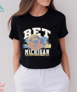 Michigan Wolverines Bet helmet franklin shirt