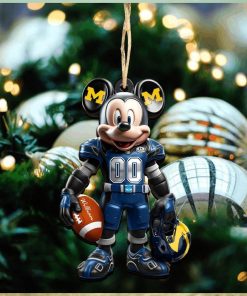 Michigan Wolverines Christmas Ornaments, Mickey Mouse Christmas Ornament