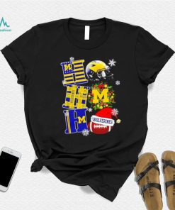 Michigan Wolverines NCAA ho ho ho Christmas shirt, hoodie, sweater, long sleeve and tank top Michigan Wolverines NCAA ho ho ho Christmas shirt